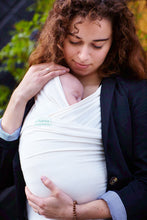 Ladda upp bild till gallerivisning, Aldoria Baby Trikåsjal - Bambu Soft White
