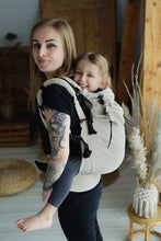 Ladda upp bild till gallerivisning, Little Frog Baby Carrier Preschooler - Beige Moonstone - 100% bomull
