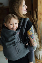 Ladda upp bild till gallerivisning, Little Frog Baby Carrier Preschooler - Slate Moonstone - 100% bomull
