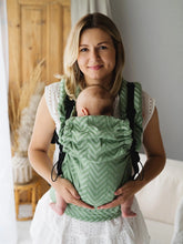 Load image into Gallery viewer, Little Frog Prime Carrier V3 - TENCEL™ Mossy Miles - 50% cotton, 50% tencel
