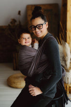 Laden Sie das Bild in den Galerie-Viewer, Little Frog Baby Wrap - Bronzite - 100% kammad bomull
