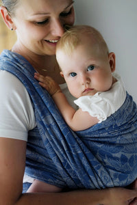 Little Frog Baby Wrap - Linen Lotus Breeze - 75% kammad bomull, 25% linne