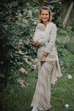 Ladda upp bild till gallerivisning, Little Frog Baby Wrap - Linen Summer Meadow - 75% kammad bomull, 25% linne
