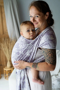 Little Frog Baby Wrap - Lotus Bloom - 100% kammad bomull