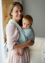 Ladda upp bild till gallerivisning, Little Frog Baby Wrap - Steel Whisper - 100% kammad bomull
