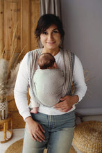 Load image into Gallery viewer, Little Frog Baby Wrap - Calm Cube - 78% combed cotton, 22% tencel
