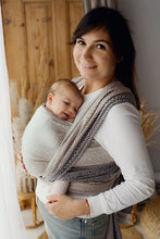 Load image into Gallery viewer, Little Frog Baby Wrap - Calm Cube - 78% combed cotton, 22% tencel
