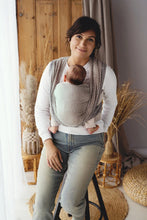 Load image into Gallery viewer, Little Frog Baby Wrap - Calm Cube - 78% combed cotton, 22% tencel
