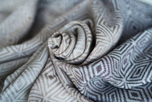 Load image into Gallery viewer, Little Frog Baby Wrap - Calm Cube - 78% combed cotton, 22% tencel
