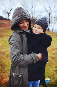 Little Frog Fleece Cover - BLACK