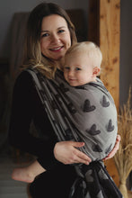 Laden Sie das Bild in den Galerie-Viewer, Little Frog Baby Wrap - Cosy Love - 50% gekämmte Baumwolle, 50% Bio-Baumwolle
