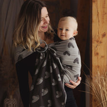 Laden Sie das Bild in den Galerie-Viewer, Little Frog Ring Sling - Tencel™ Silver Path - 50% gekämmte Baumwolle, 50% Tencel
