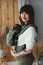 Ladda upp bild till gallerivisning, Little Frog Ergonomic Baby Carrier Prime V3 - Pure Linen Grove - 100% Linne

