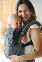 Ladda upp bild till gallerivisning, Little Frog Ergonomic Baby Carrier Prime V3 - Pure Linen Shadow - 100% Linne
