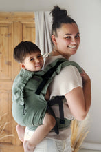 Laden Sie das Bild in den Galerie-Viewer, Little Frog Baby Carrier Preschooler - Pure Linen Grove - 100% linne
