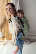 Ladda upp bild till gallerivisning, Little Frog Baby Carrier Preschooler - Flow Lightness with linen - Dandelion - 75% bomull, 25% linne

