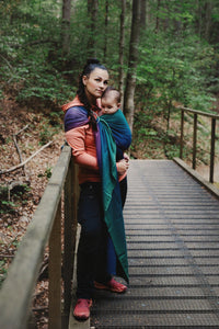 Little Frog Ringsling – Bamboo Zircon – 75 % gekämmte Baumwolle, 25 % Bambus