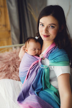 Laden Sie das Bild in den Galerie-Viewer, Little Frog Ringsling – Bamboo Zircon light – 75 % gekämmte Baumwolle, 25 % Bambus
