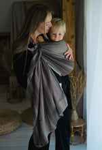 Load image into Gallery viewer, Little Frog Ring Sling - Brown Path - 100% combed cotton

