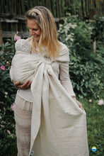 Load image into Gallery viewer, Little Frog Ringsjal - Linen Summer Meadow - 75% kammad bomull, 25% linne
