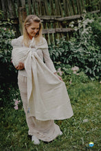 Load image into Gallery viewer, Little Frog Ringsjal - Linen Summer Meadow - 75% kammad bomull, 25% linne

