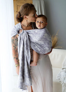 Little Frog Ring Sling - Lotus Bloom - 100% combed cotton