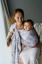 Load image into Gallery viewer, Little Frog Ring Sling - Lotus Bloom - 100% combed cotton
