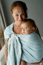 Load image into Gallery viewer, Little Frog Ring Sling - Steel Whisper - 100% combed cotton
