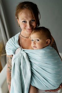 Little Frog Ring Sling - Steel Whisper - 100% combed cotton