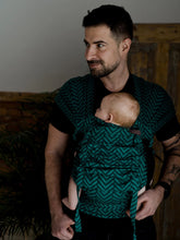 Laden Sie das Bild in den Galerie-Viewer, Little Frog Cross Hybrid Carrier - Viridian Miles - 100% bomull
