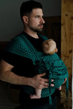 Laden Sie das Bild in den Galerie-Viewer, Little Frog Cross Hybrid Carrier - Viridian Miles - 100% bomull
