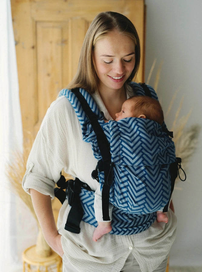 Little Frog Prime Carrier V3 – Sky Miles – 100 % Baumwolle
