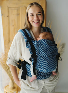Little Frog Prime Carrier V3 – Sky Miles – 100 % Baumwolle