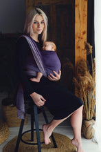 Load image into Gallery viewer, Little Frog Baby Wrap - Iris Cube - 78% kammad bomull, 22% tencel

