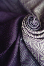 Load image into Gallery viewer, Little Frog Baby Wrap - Iris Cube - 78% kammad bomull, 22% tencel
