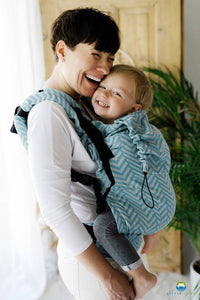 Little Frog XL Toddler Carrier - Horizon Miles - 100% cotton