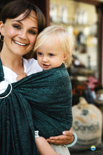 Load image into Gallery viewer, Little Frog Ring Sling - Re Ocean Harmony - 90% combed cotton, 10% recycled cotton
