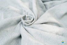 Load image into Gallery viewer, Little Frog Ring Sling - Silver Wildness - 75% combed cotton, 25% linen

