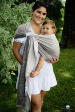 Laden Sie das Bild in den Galerie-Viewer, Little Frog Ringsjal - Smokey Cube - 78% kammad bomull, 22% tencel
