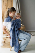Laden Sie das Bild in den Galerie-Viewer, Little Frog Ringschal – Lotus Breeze – 75% gekämmte Baumwolle, 25% Leinen
