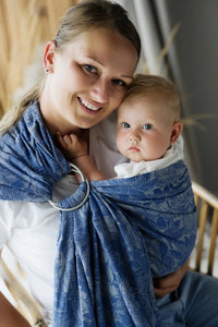 Little Frog Ringschal – Lotus Breeze – 75% gekämmte Baumwolle, 25% Leinen