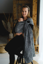 Laden Sie das Bild in den Galerie-Viewer, Little Frog Ringsjal - Linen Night Wildness - 75% kammad bomull, 25% linne
