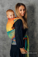 LennyHybrid Half Buckle Carrier - RAINBOW LOTUS - 100% bomull - Preschool