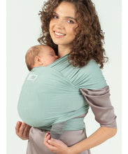 Laden Sie das Bild in den Galerie-Viewer, ISARA Strick-Babytragetuch - Frosty Green
