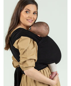 ISARA Strick-Babytragetuch - Onyx Black