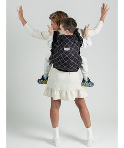 ISARA Preschooler Carrier - Diamonda Black - 100% ekologisk bomull