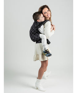 ISARA Preschooler Carrier - Diamonda Black - 100% ekologisk bomull