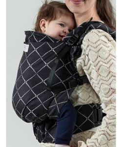 ISARA Preschooler Carrier - Diamonda Black - 100% ekologisk bomull