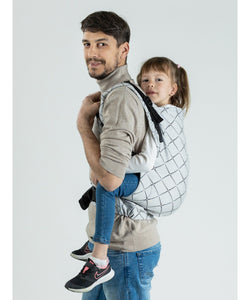 ISARA Preschooler Carrier - Diamonda Grey - 100% ekologisk bomull