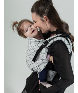 ISARA Preschooler Carrier - Diamonda Grey - 100% ekologisk bomull